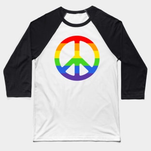 Peace and Love Baseball T-Shirt